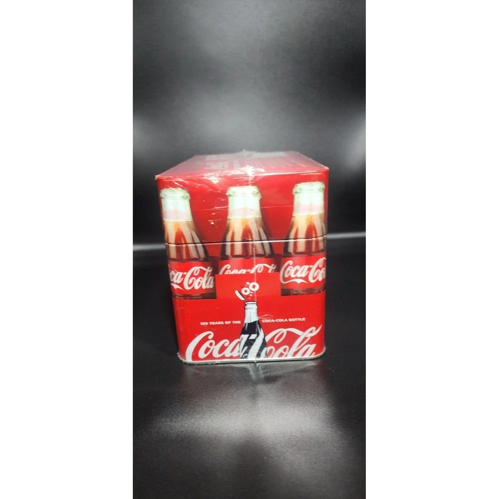 Coca‎ Cola Recipe Tin Box 100 Anniversary Recipe Cards,Blank Cards New Sealed